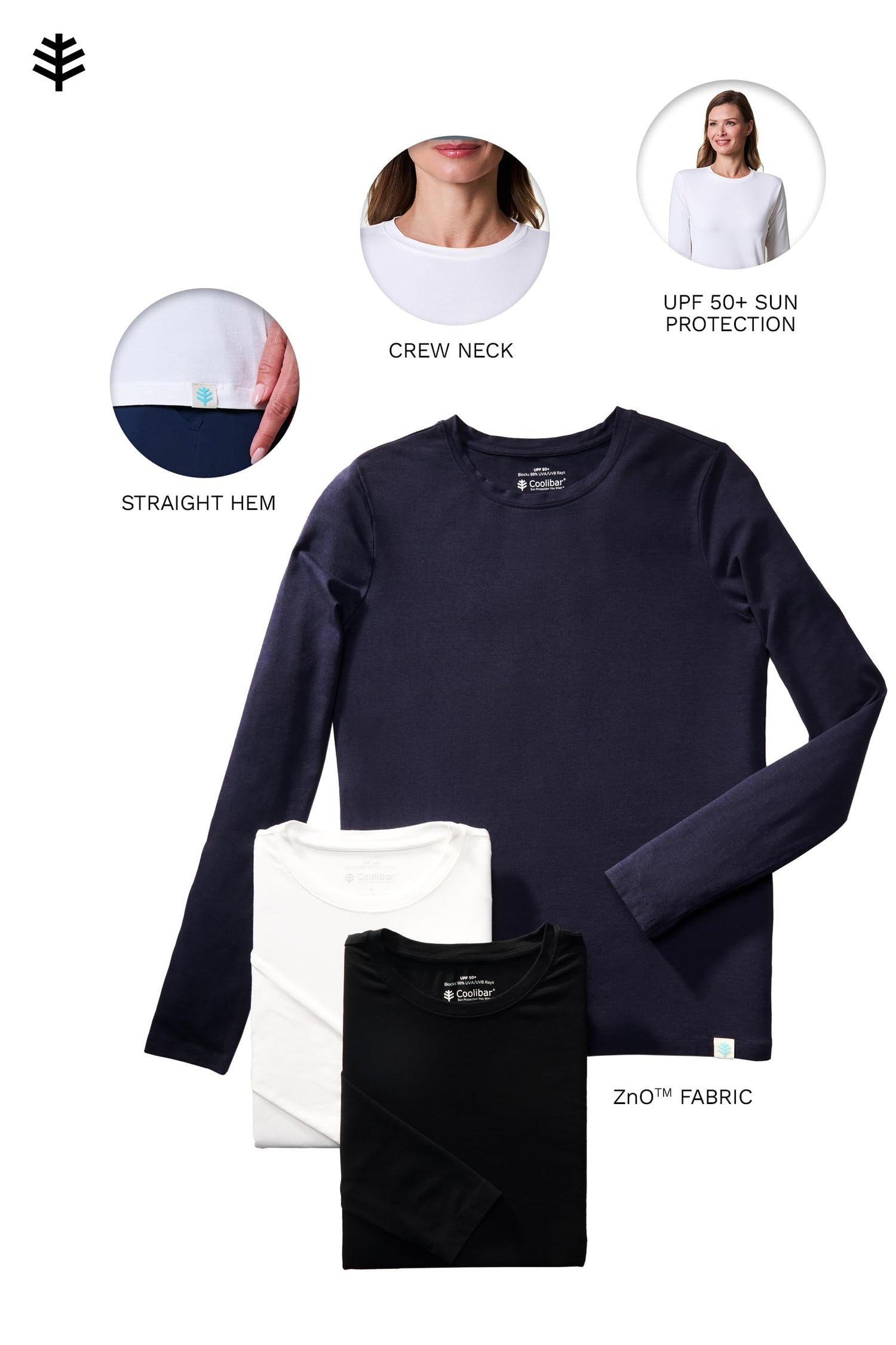 Women's Morada Everyday Long Sleeve T-Shirt | White — gallery