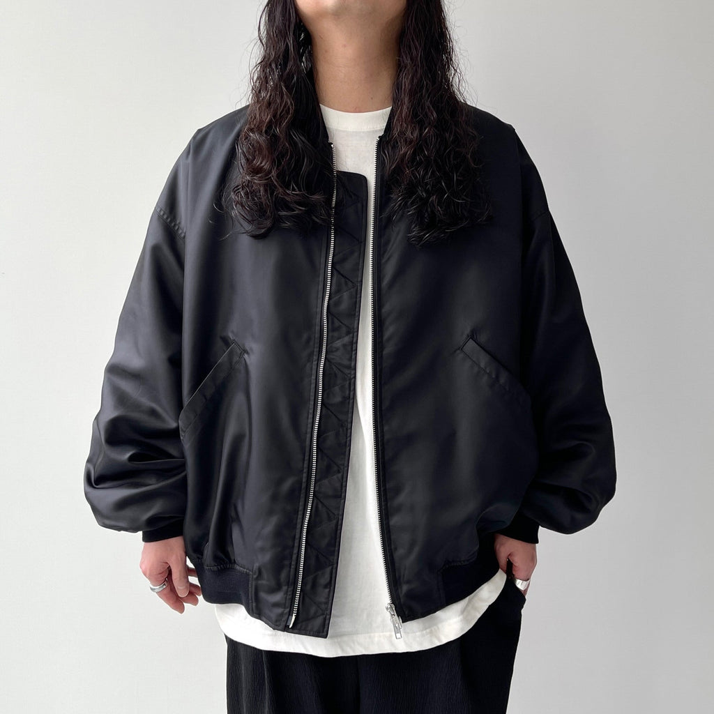 Perfect Silhouette Black Blouson Jacket for Women - gallery