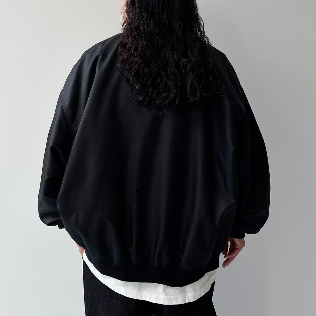 Perfect Silhouette Black Blouson Jacket for Women - gallery