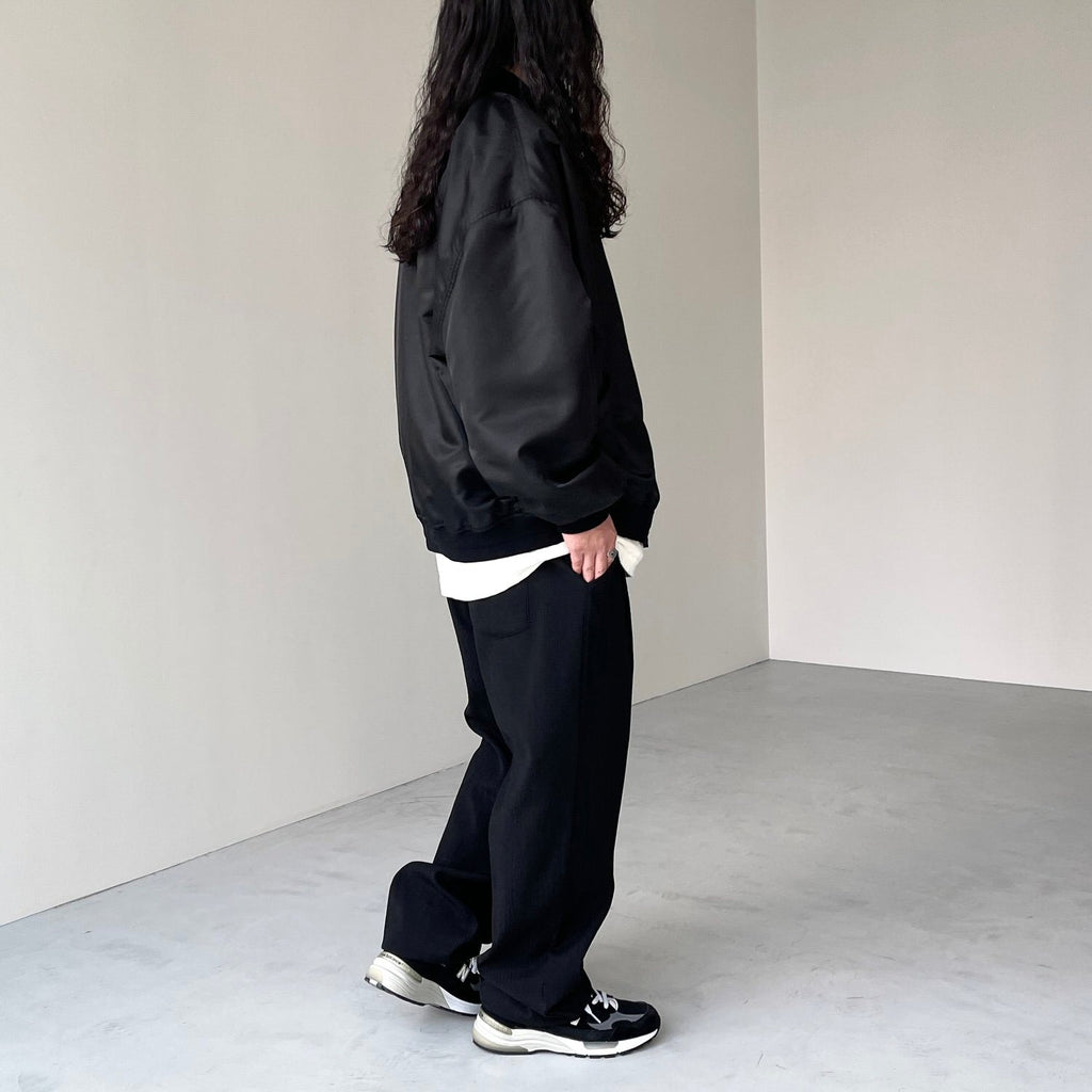 Perfect Silhouette Black Blouson Jacket for Women - gallery