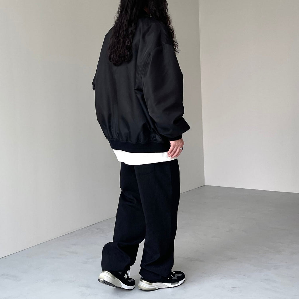 Perfect Silhouette Black Blouson Jacket for Women - gallery
