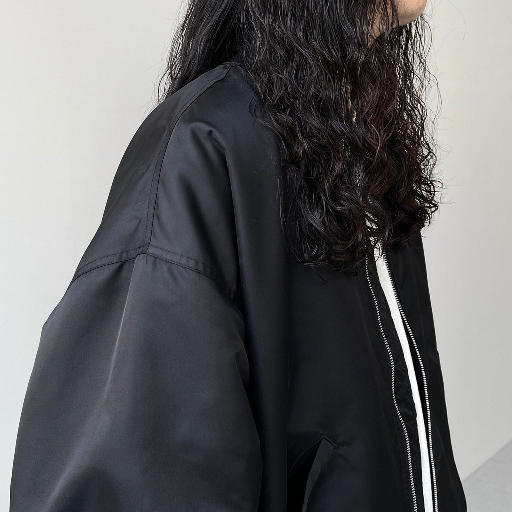 Perfect Silhouette Black Blouson Jacket for Women - gallery