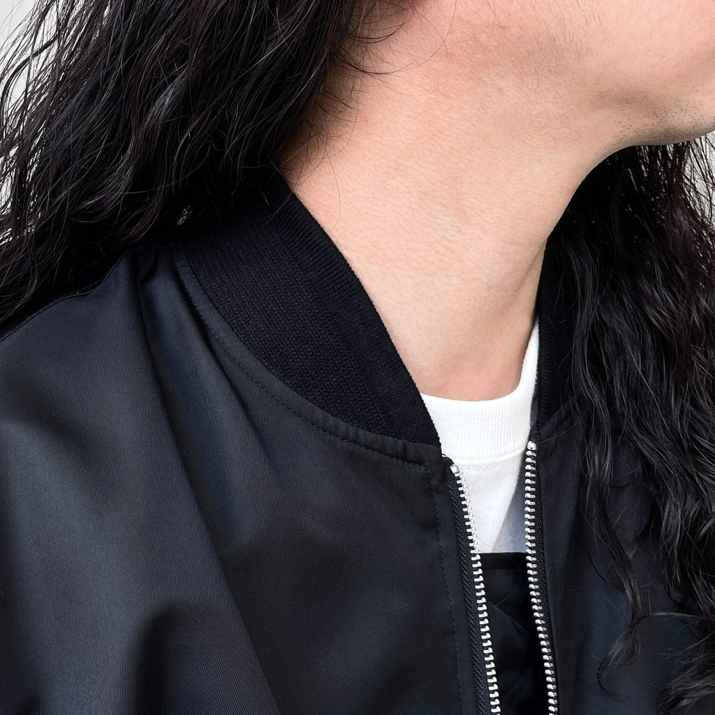 Perfect Silhouette Black Blouson Jacket for Women - gallery