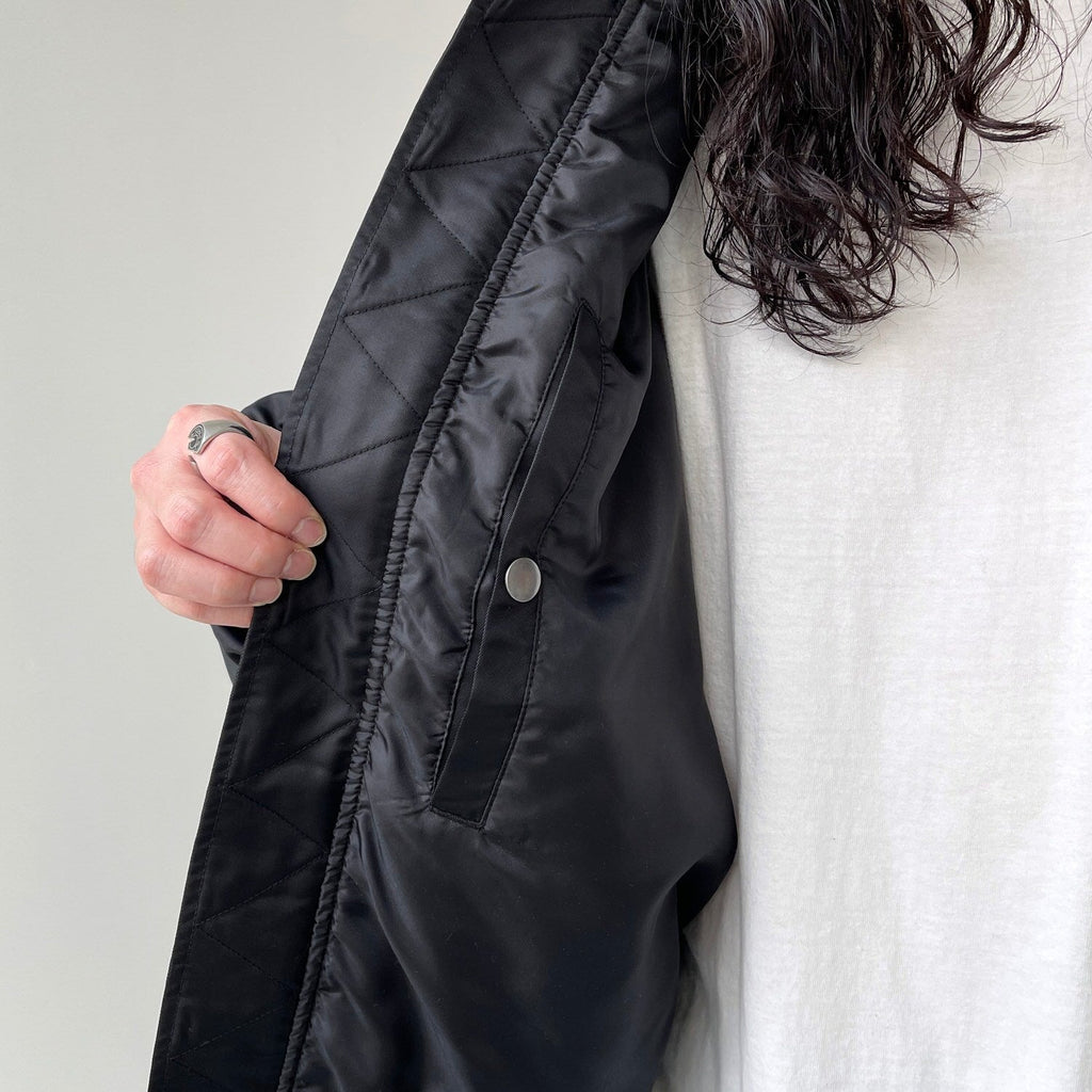 Perfect Silhouette Black Blouson Jacket for Women - gallery