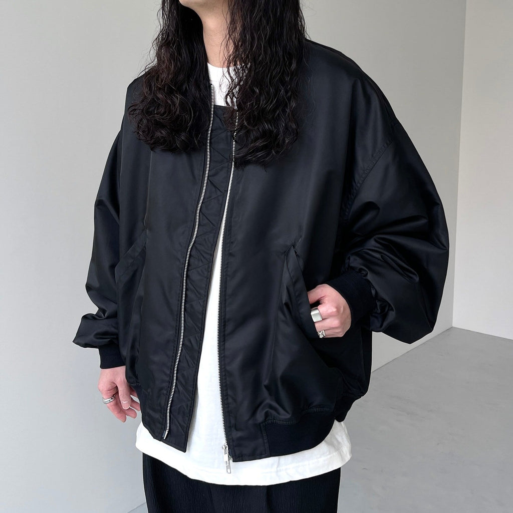 Perfect Silhouette Black Blouson Jacket for Women - gallery