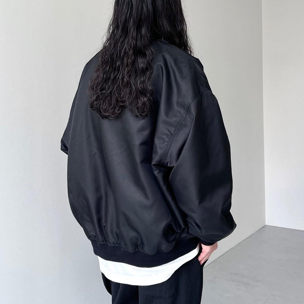 Perfect Silhouette Black Blouson Jacket for Women - gallery