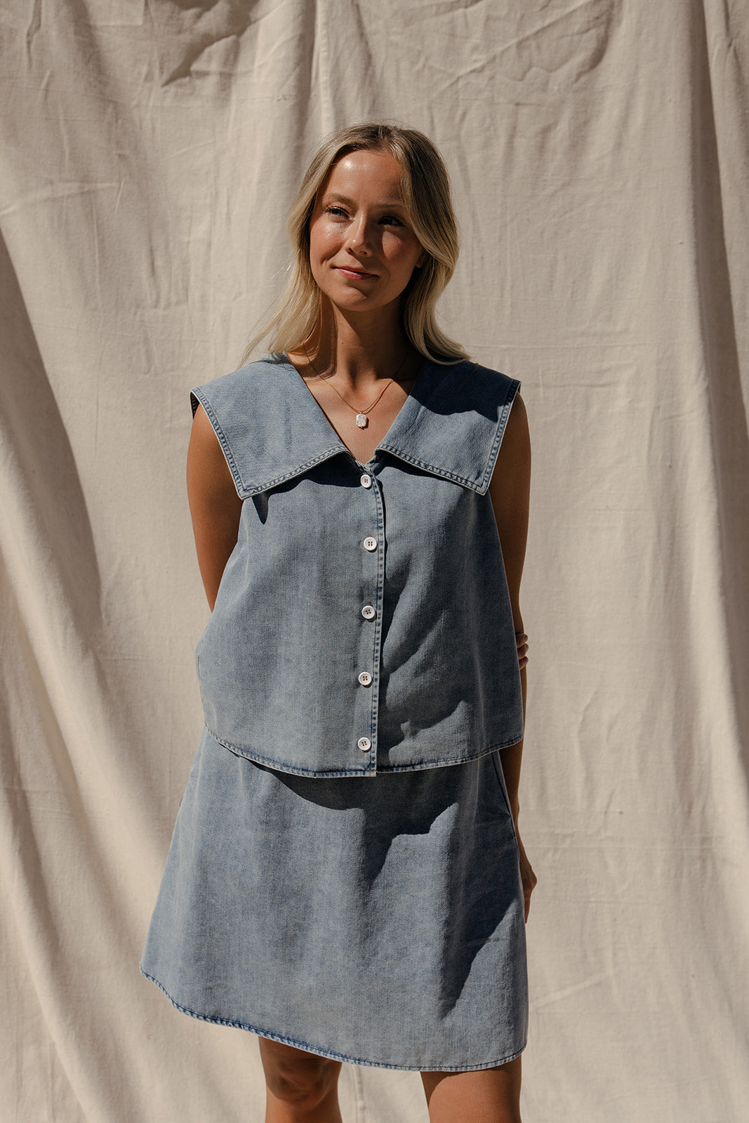 Prairie Denim Top for Women - gallery