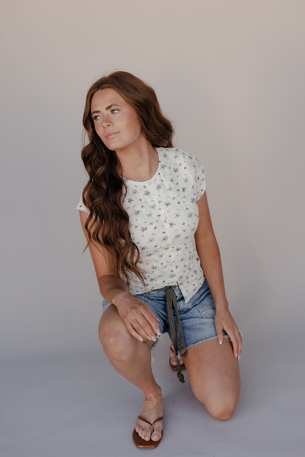 Daisy Daze Button Blouse for Women - gallery