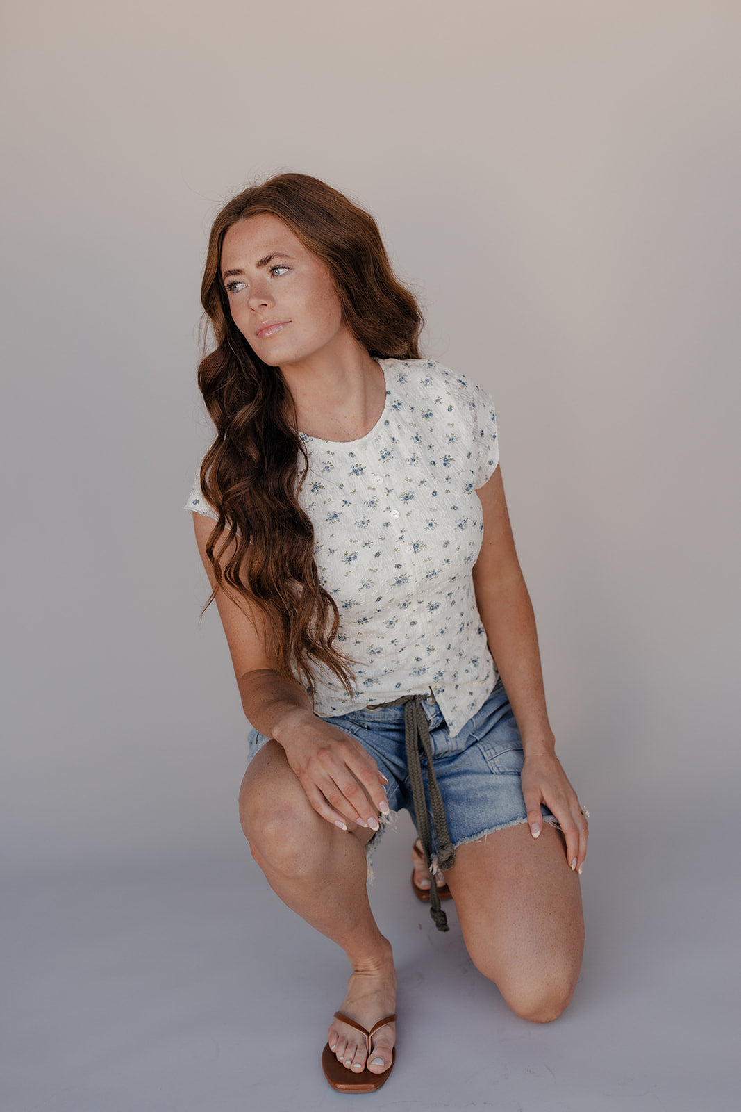 Daisy Daze Button Blouse for Women - gallery