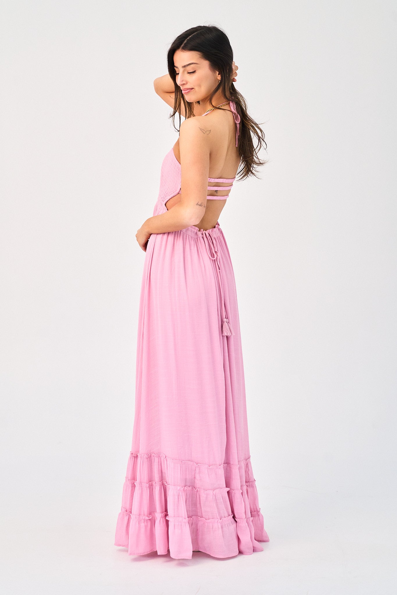 Coralyn Dress in Pink - gallery