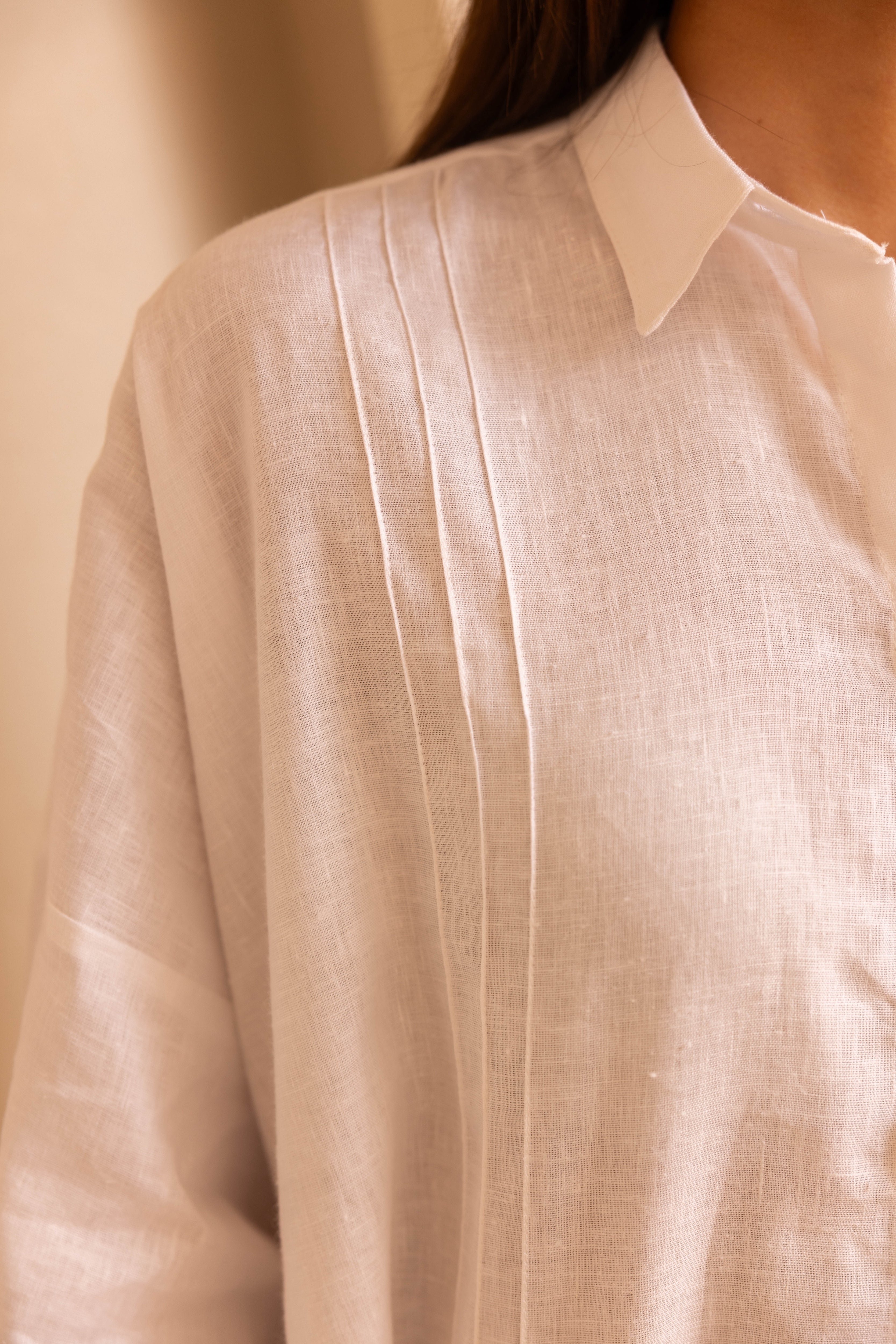 Morning Haze Shirt-Beige Top for Women - gallery
