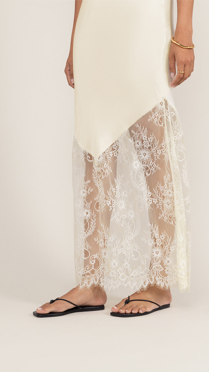 Solange Slip Dress - Butter Yellow - gallery