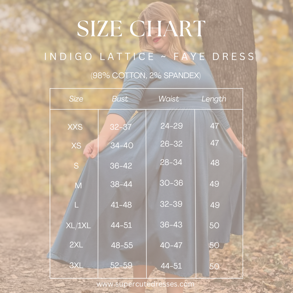 Indigo Lattice ~ Faye Dress — gallery