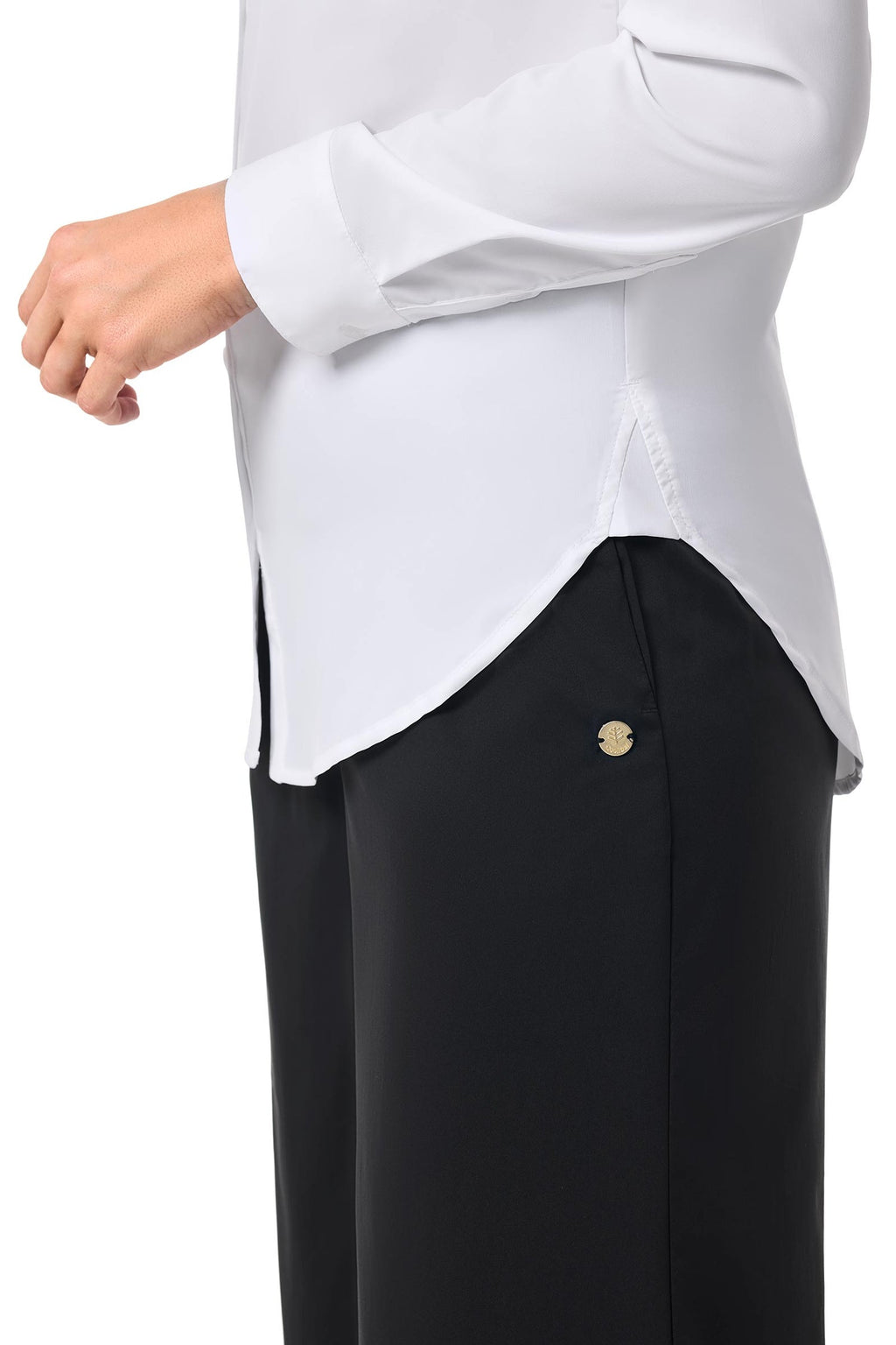 Women's Rhodes Long Sleeve Shirt | White — gallery