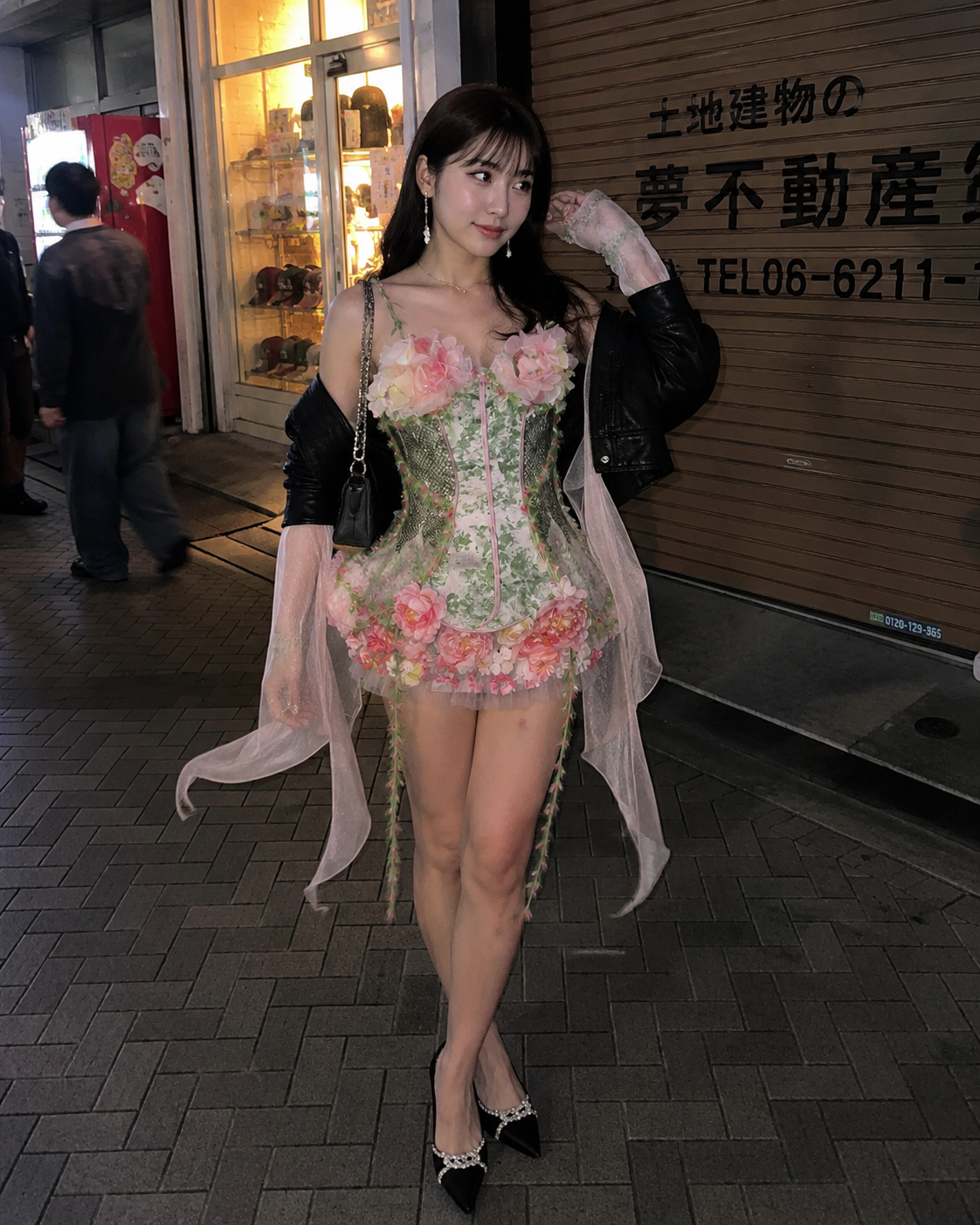 Garden Fairy Floral Dress Set for Women - gallery