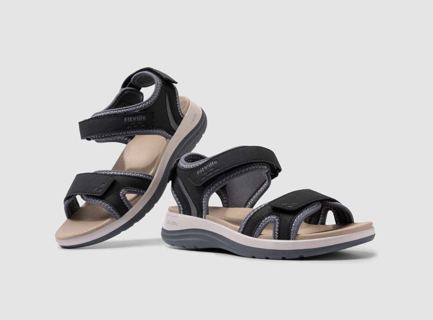 FlexiWalk Slip-On Sandals for Women - gallery