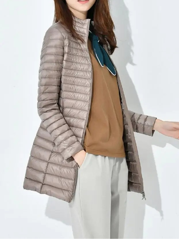 Custom-Fit Lightweight Down Jacket for Women