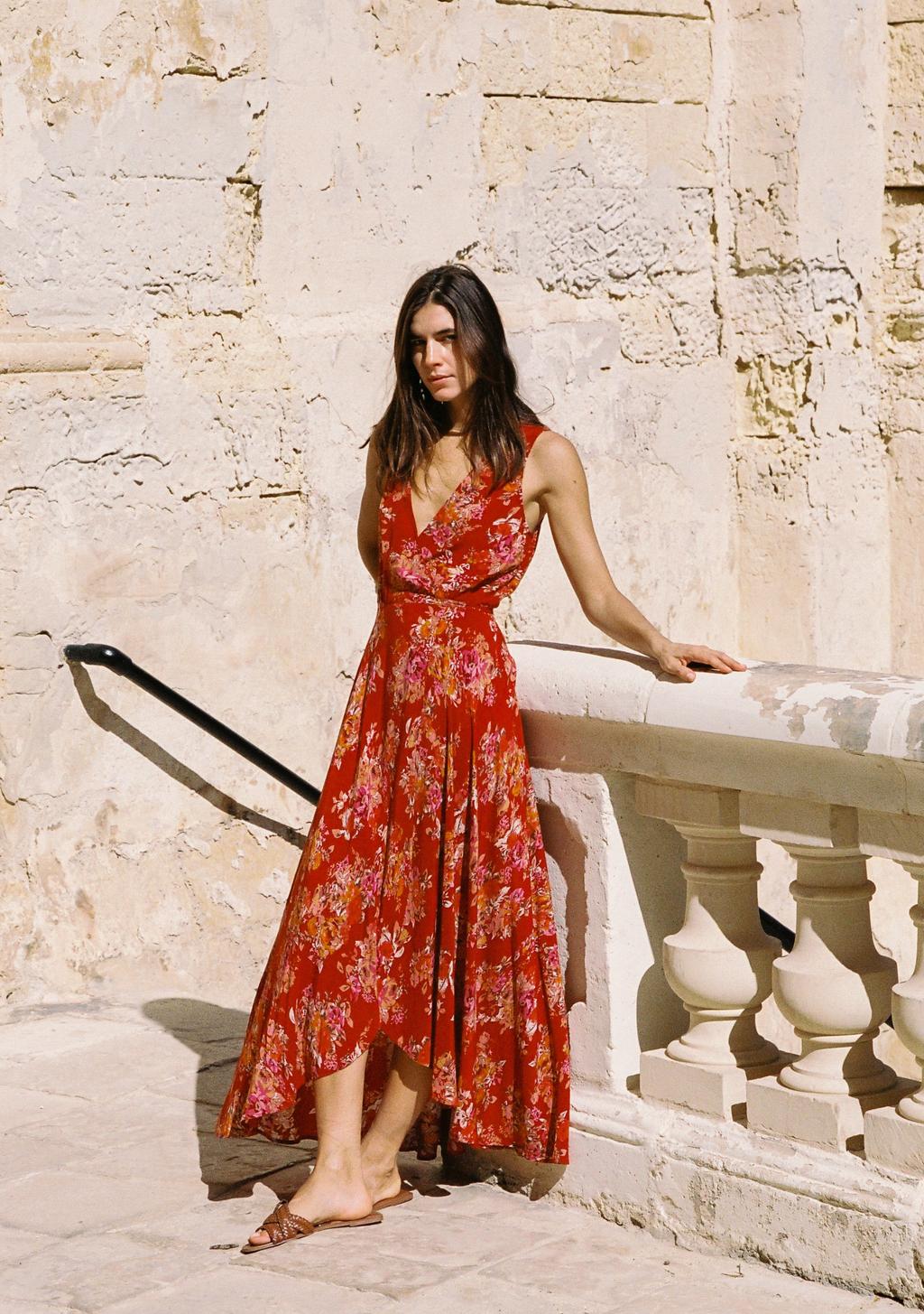 Frida Wrap Maxi Dress for Women