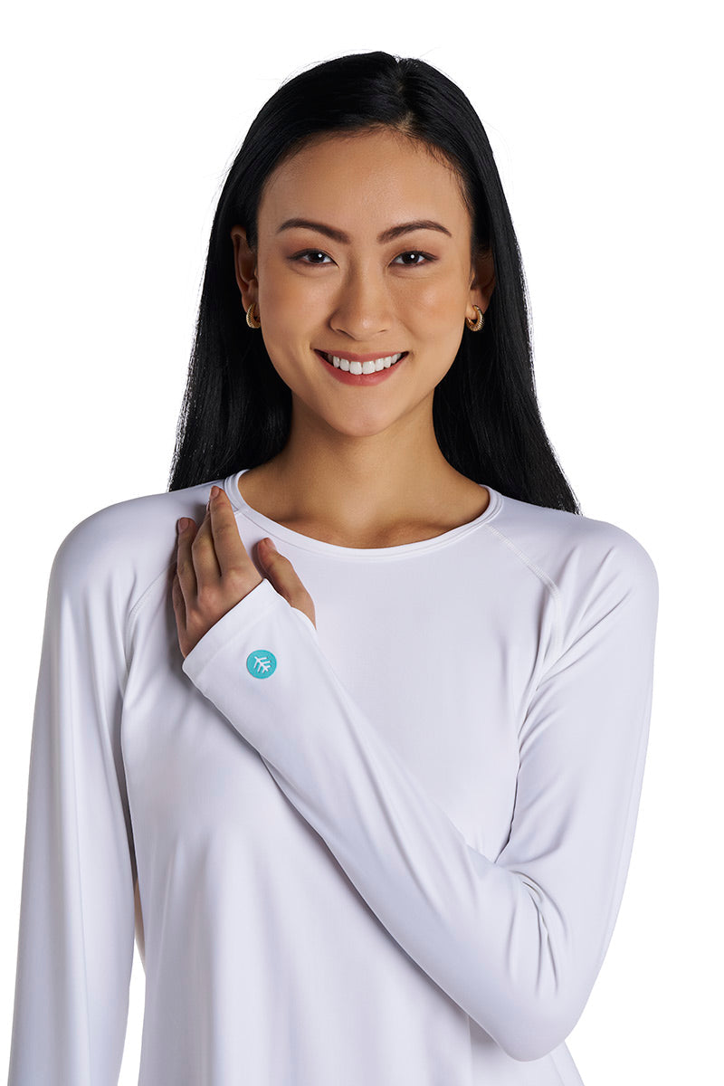 Women's Seacoast Crew Cover Up Dress | White — gallery