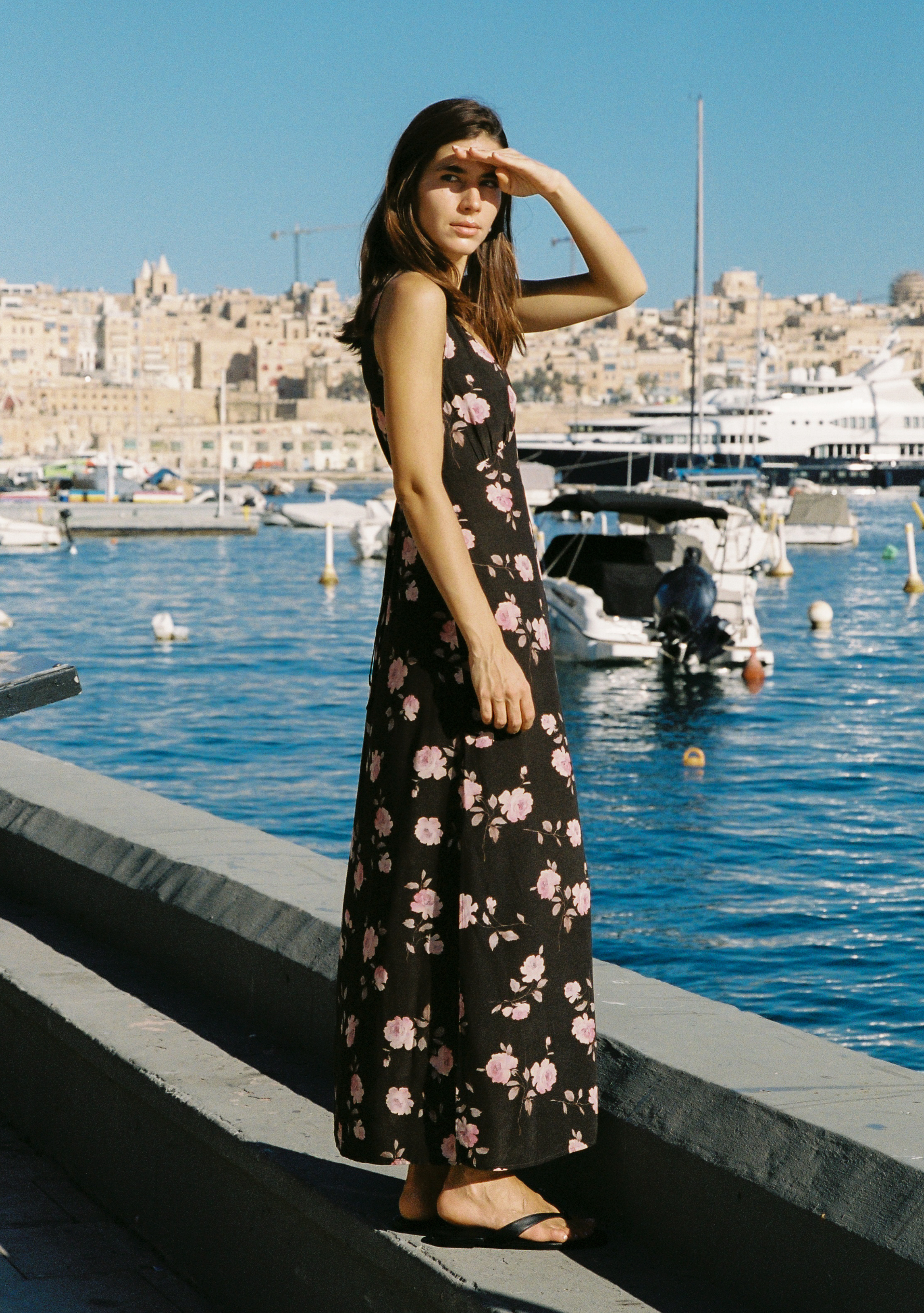 River Floral Print Maxi Dress for Women - gallery