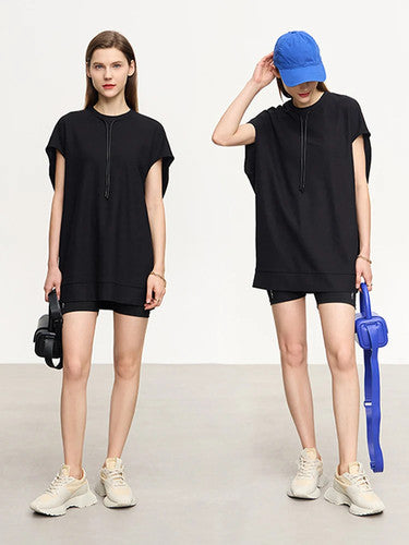 Casual Loose Fit Summer Long Tee for Women - gallery