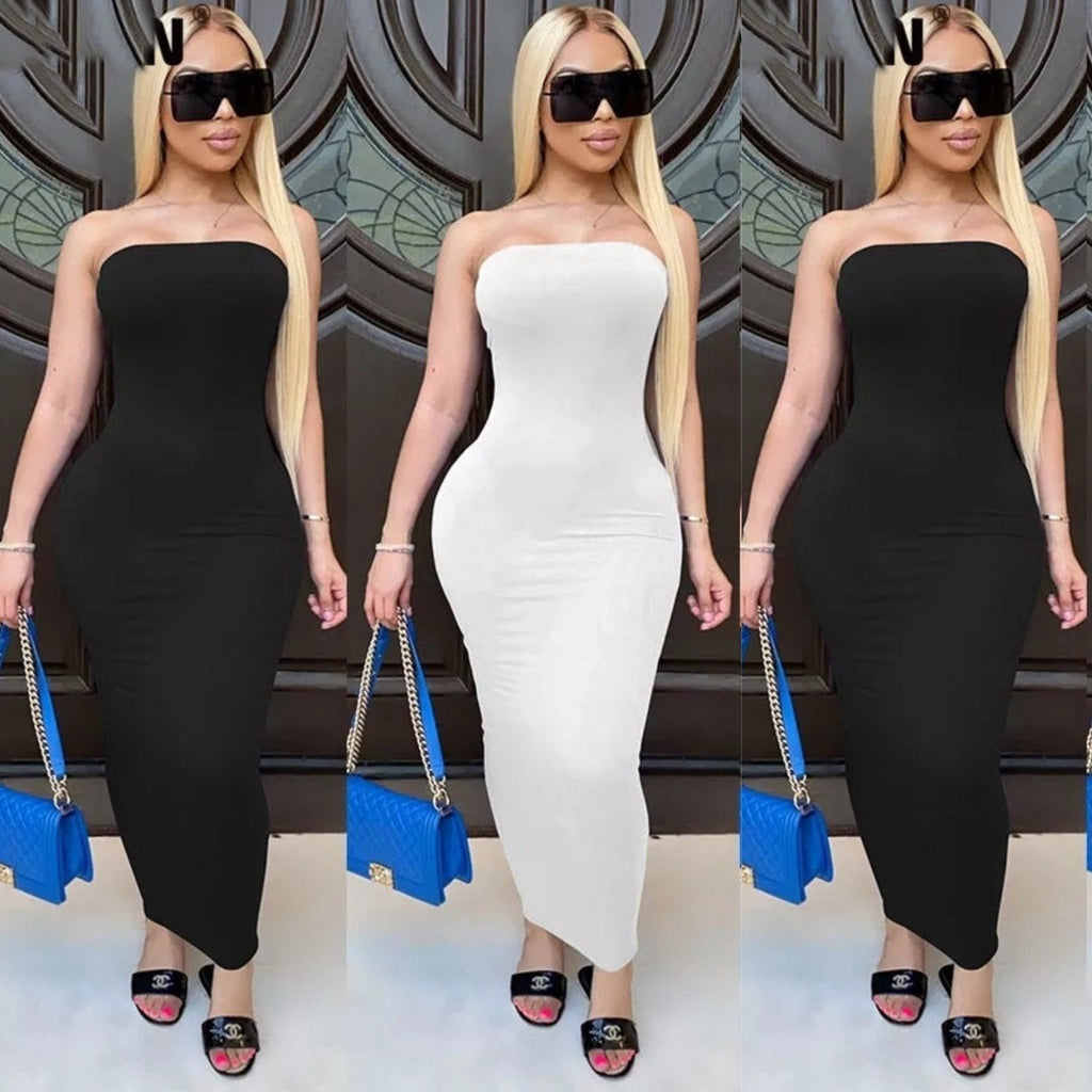 Boobtube Off Shoulder Bodycon Dress for Women - gallery