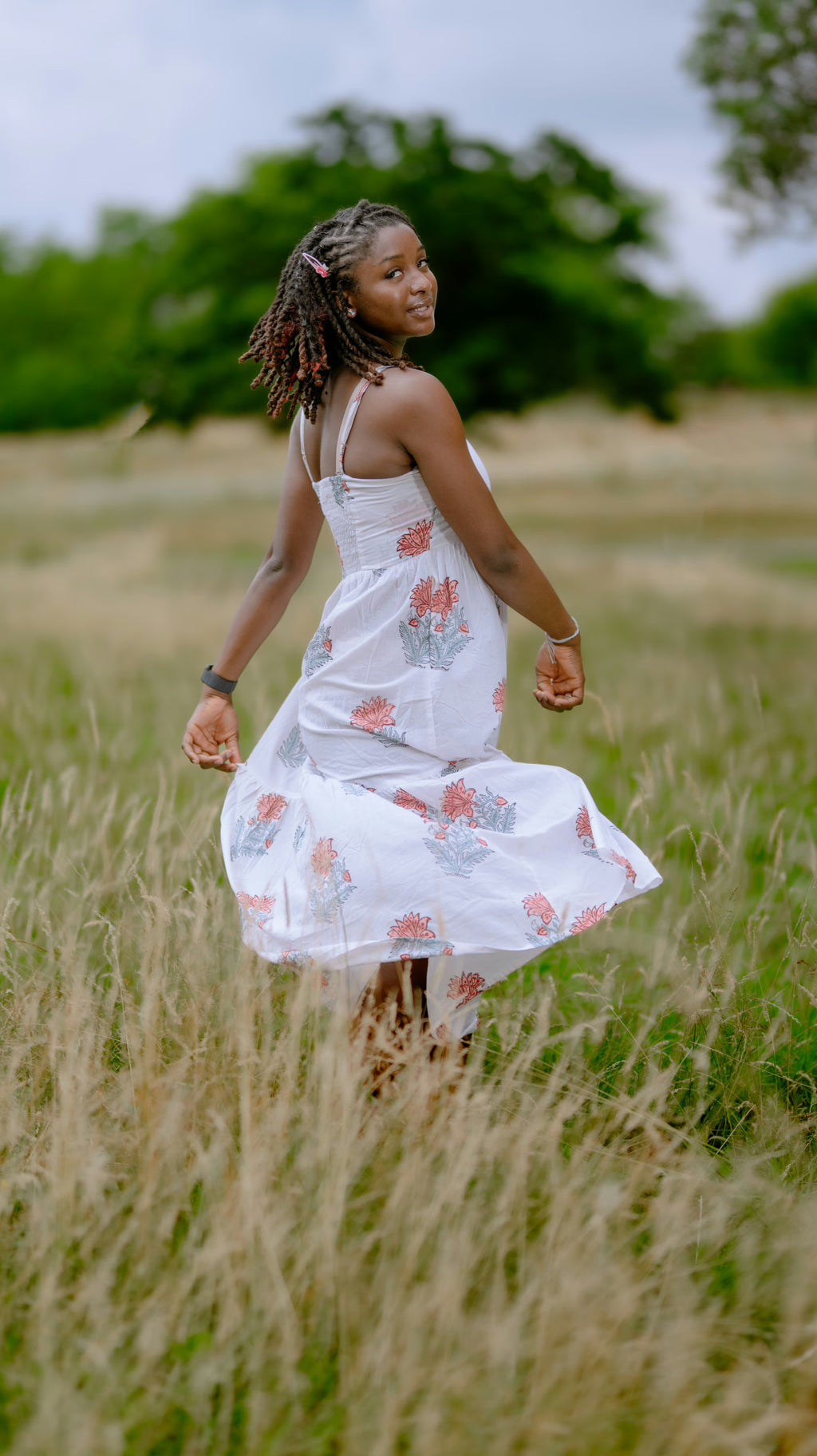 Floral Breeze Maternity Maxi Dress for Women - gallery