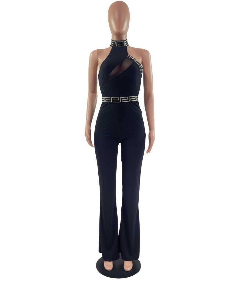 Nordic Zipper Up Sleeveless Jumpsuits for Women - gallery