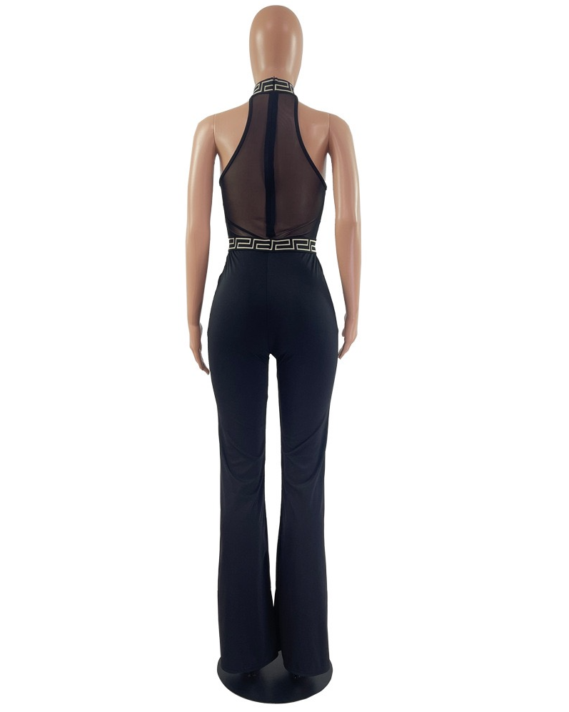 Nordic Zipper Up Sleeveless Jumpsuits for Women - gallery