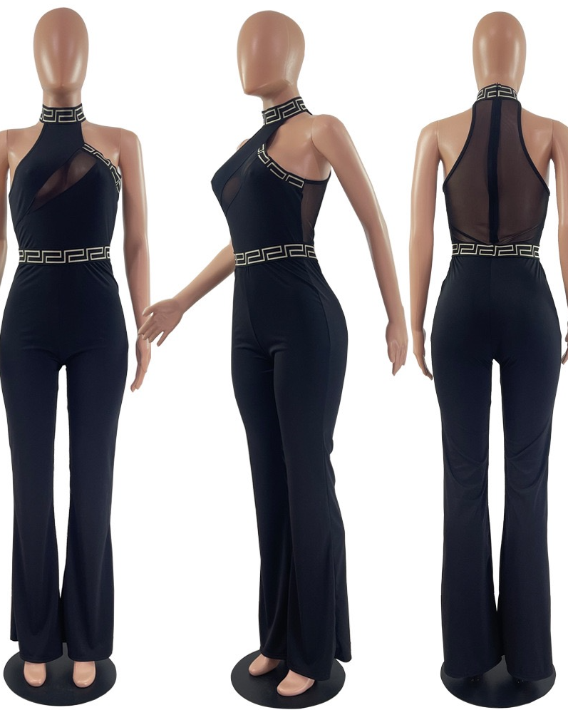 Nordic Zipper Up Sleeveless Jumpsuits for Women - gallery