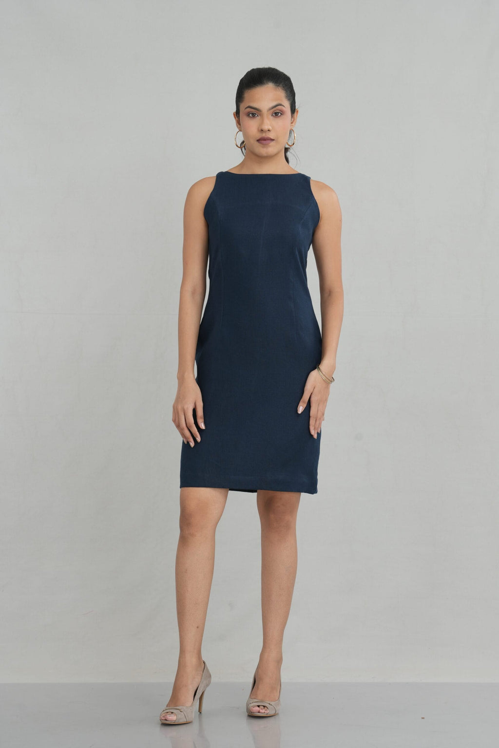 Sabrina Linen Shift Dress for Women - gallery