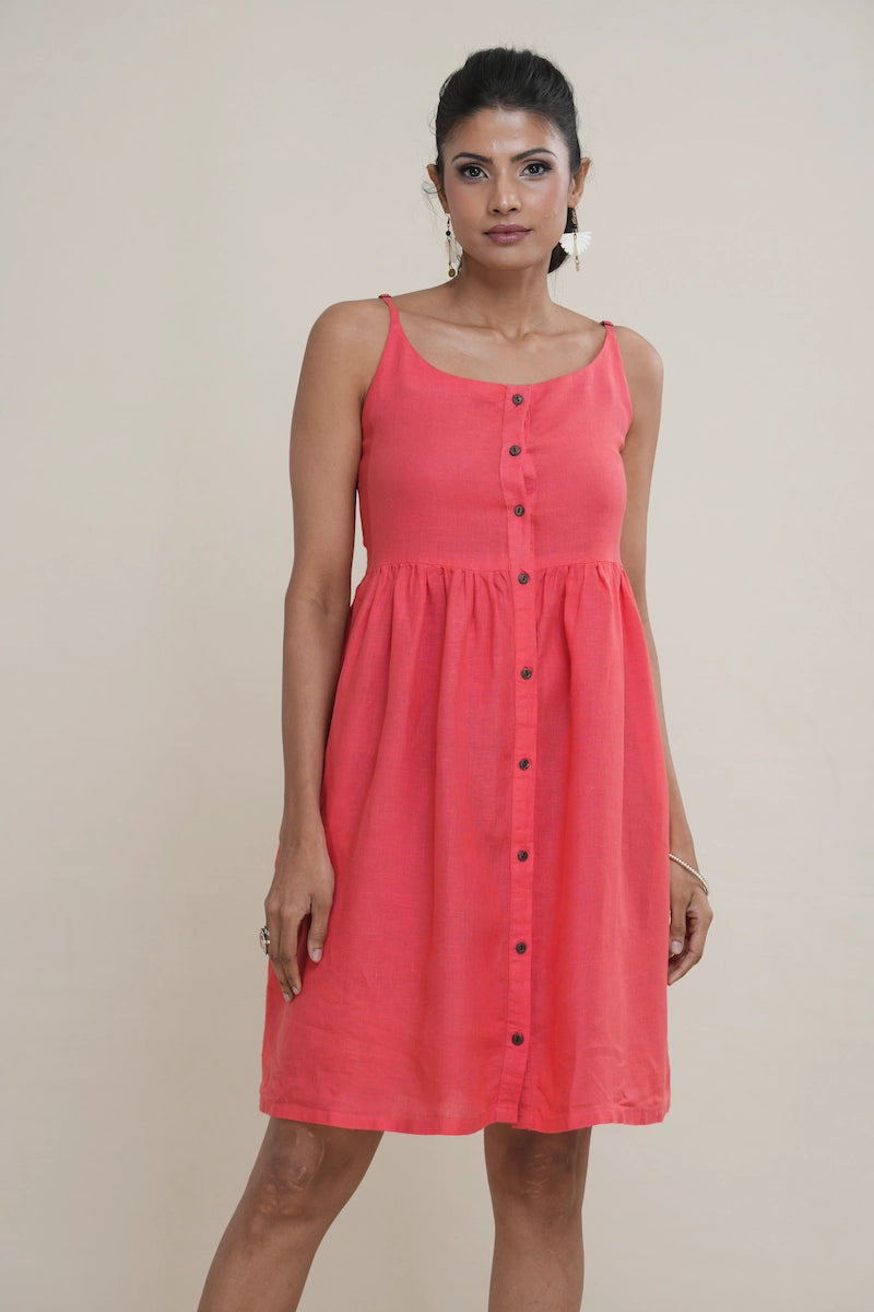 Button-Front Cami Dress for Women - gallery