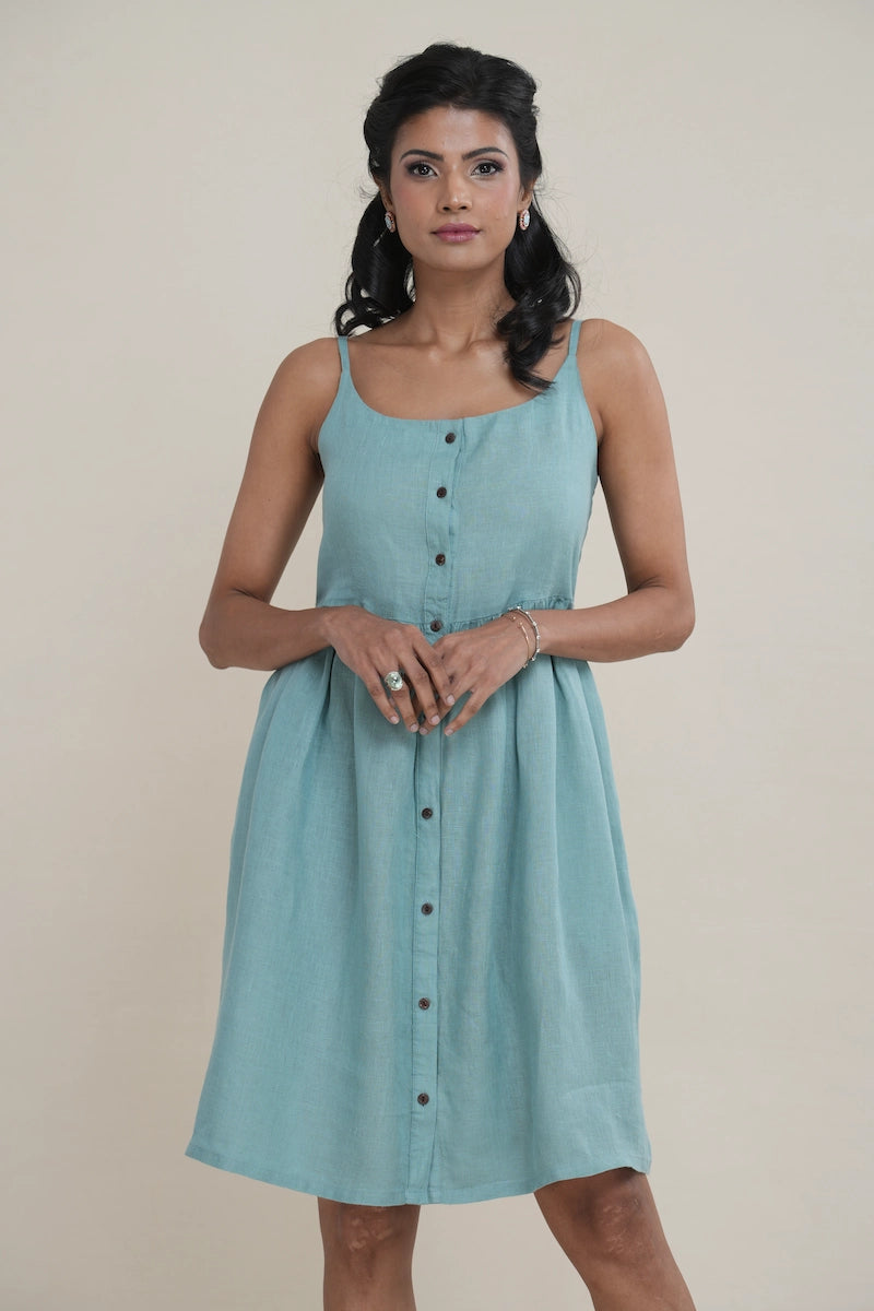 Button-Front Cami Dress for Women - gallery