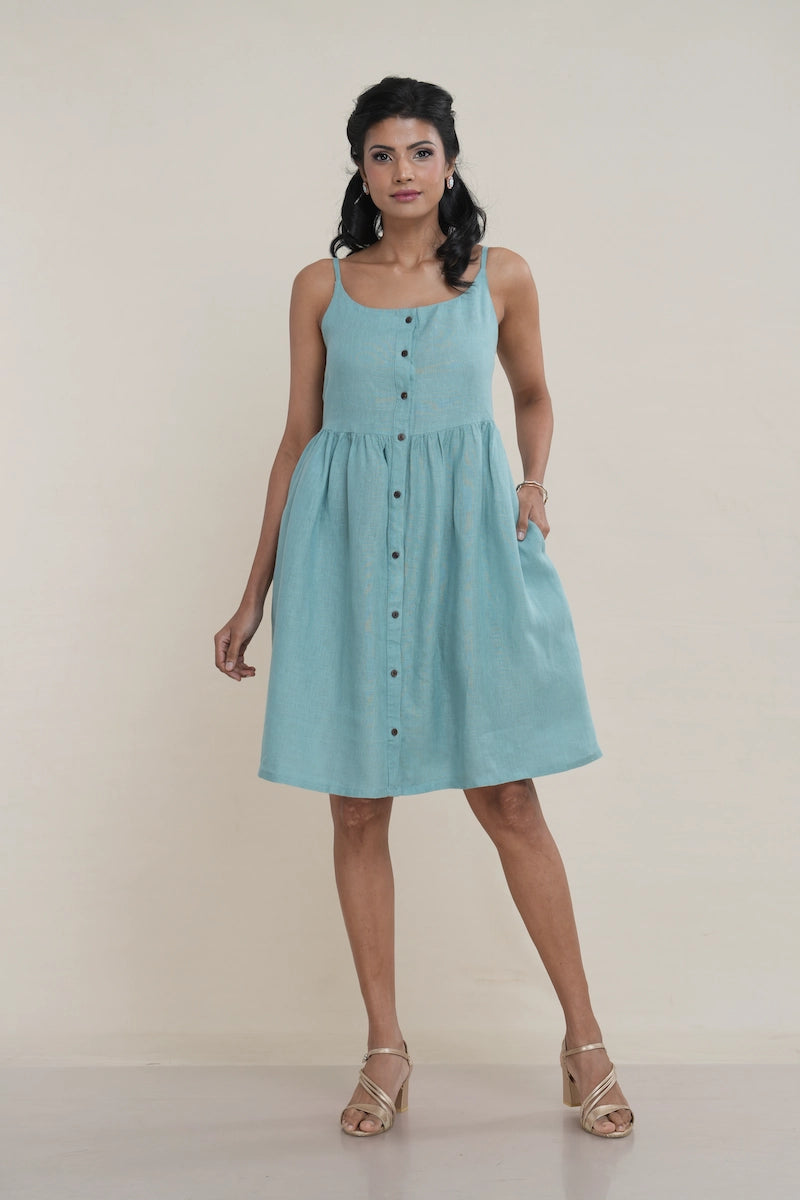 Button-Front Cami Dress for Women - gallery