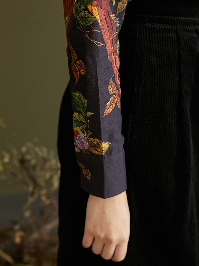 Enchanted Forest Deer Embroidered Blouse for Women - gallery