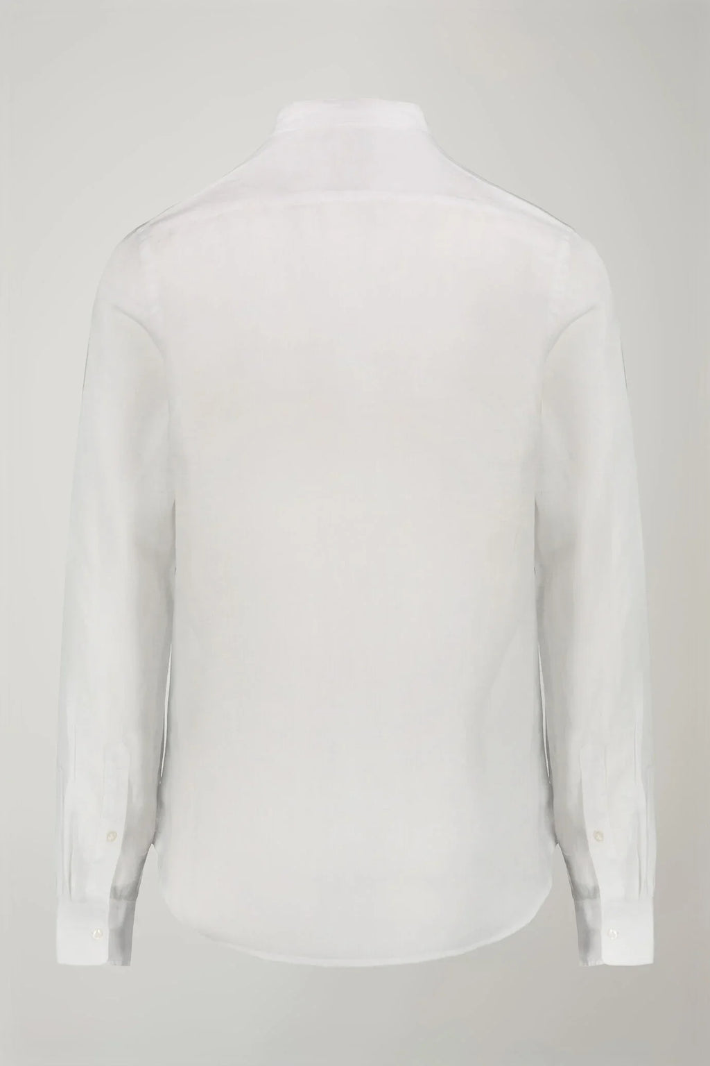 Korean Collar Pure Linen Comfort Shirt for Men — gallery
