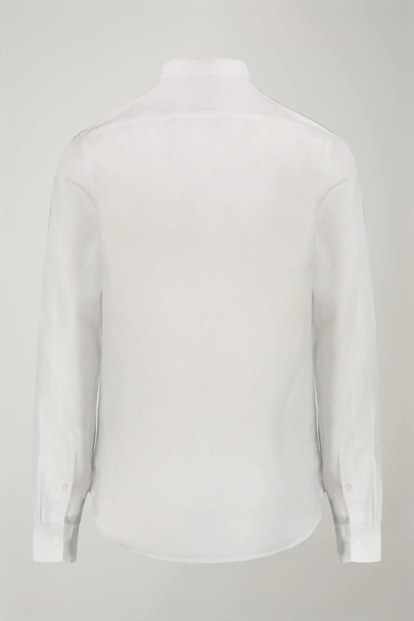 Korean Collar Pure Linen Comfort Shirt for Men — gallery
