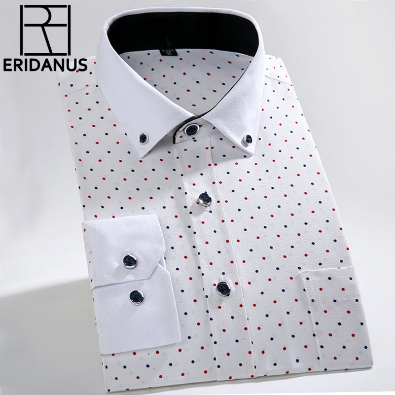 Slim Fit Long Sleeve Business Shirt for Men - gallery