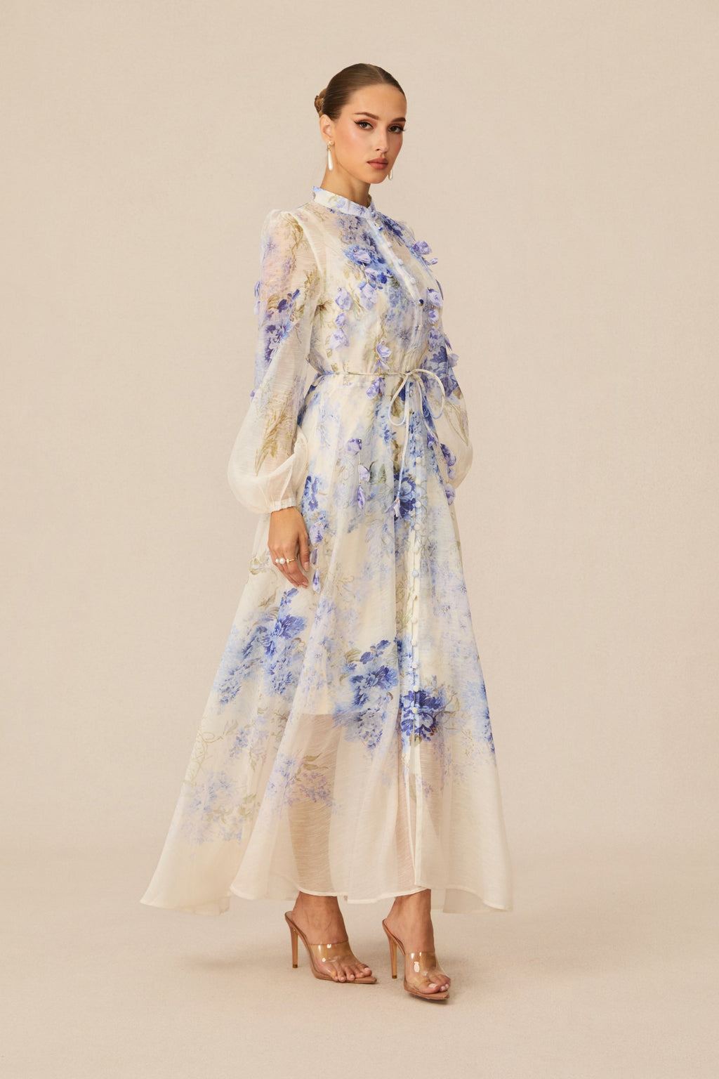 Moment of Beauty Floral Print Maxi Dress for Women - gallery