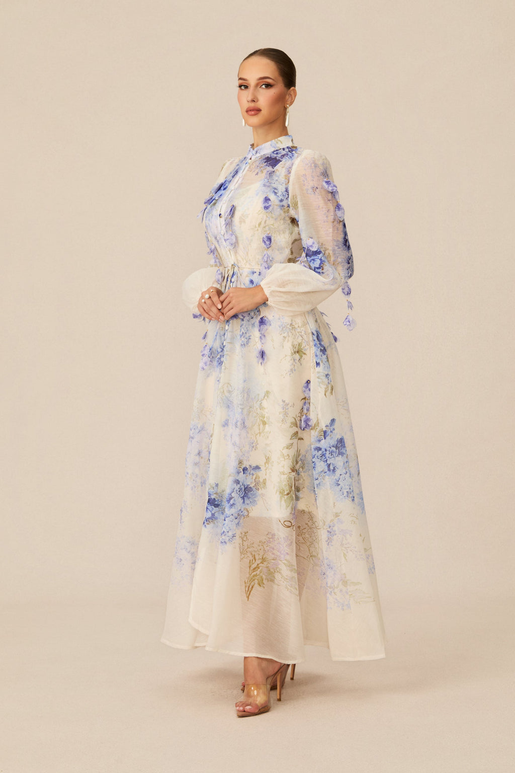 Moment of Beauty Floral Print Maxi Dress for Women - gallery