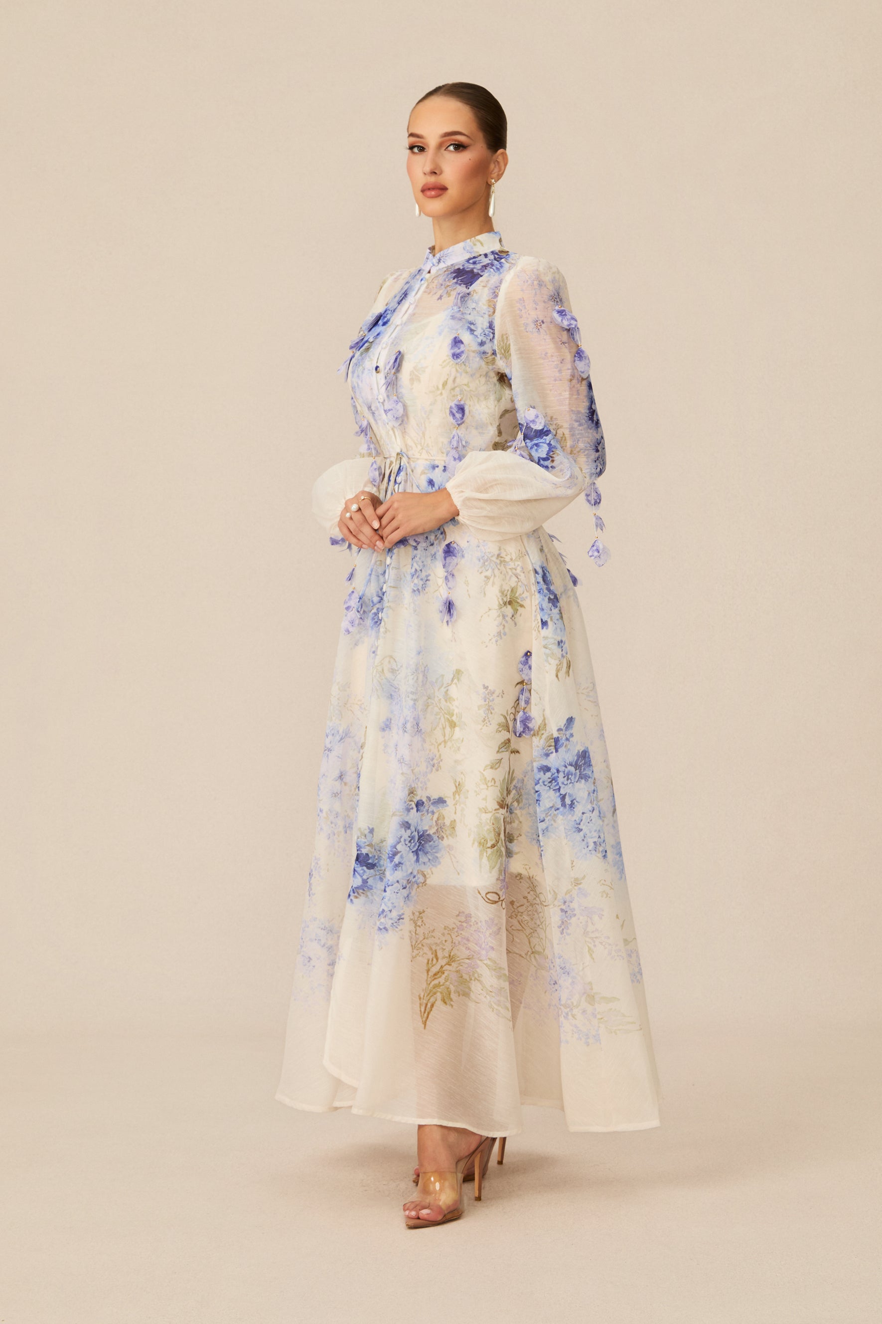 Moment of Beauty Floral Print Maxi Dress for Women - gallery