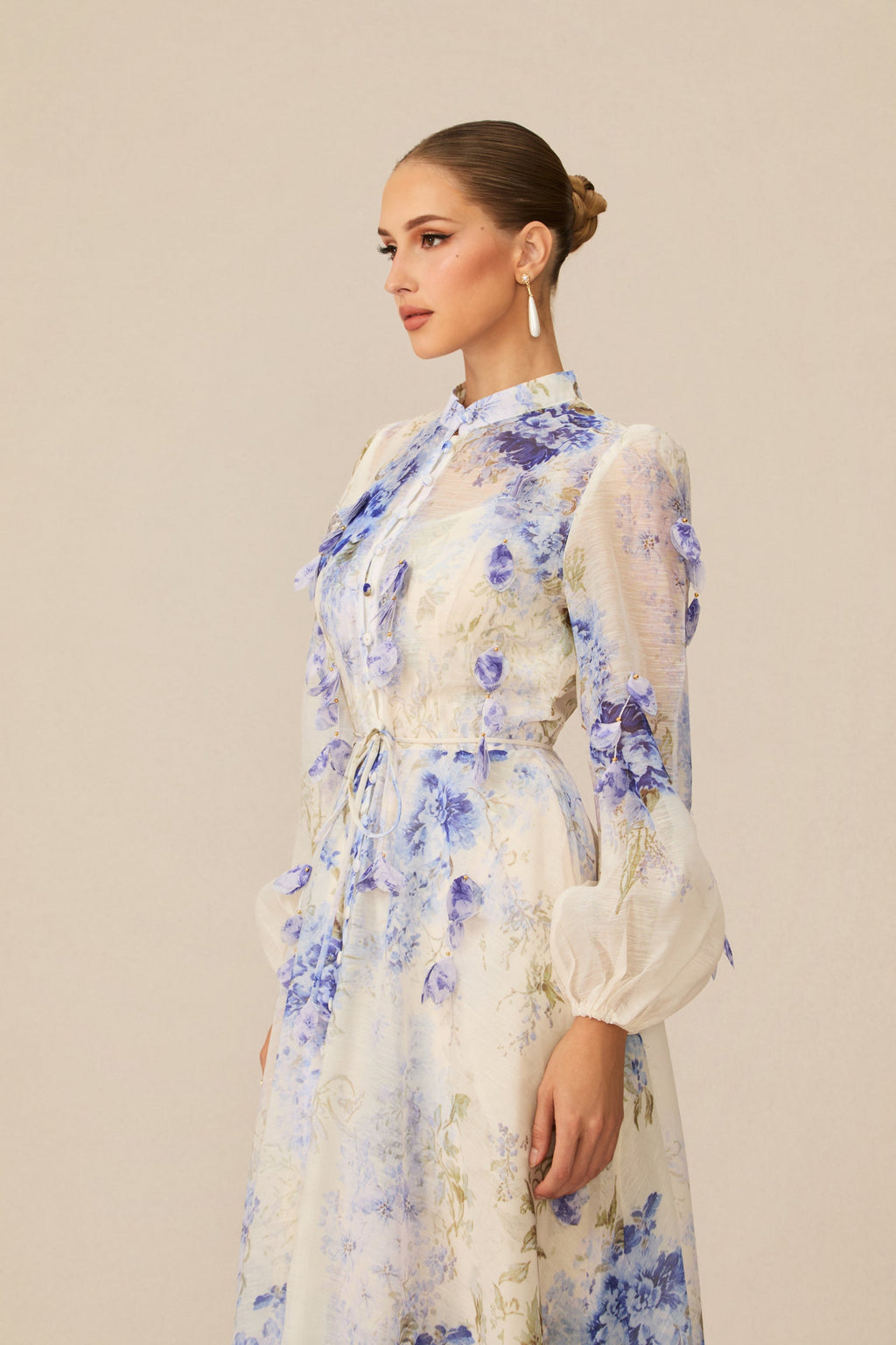 Moment of Beauty Floral Print Maxi Dress for Women - gallery