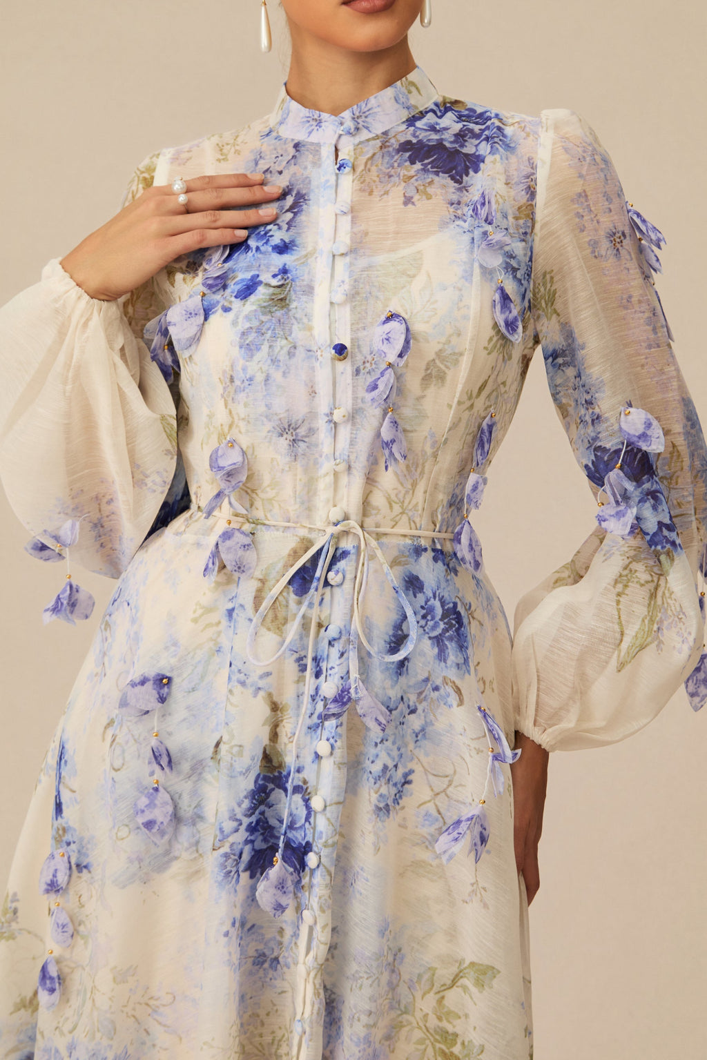 Moment of Beauty Floral Print Maxi Dress for Women - gallery