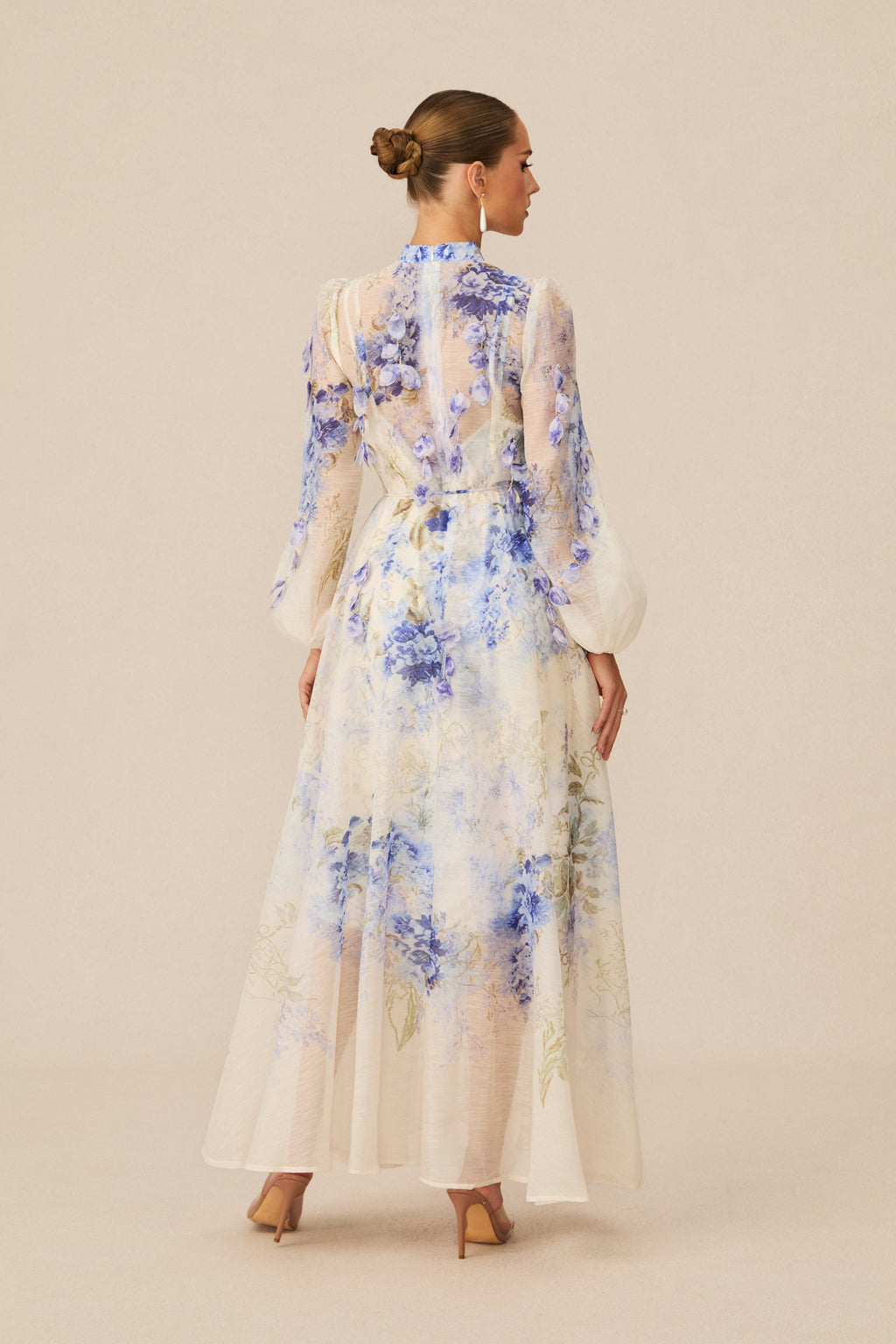 Moment of Beauty Floral Print Maxi Dress for Women - gallery