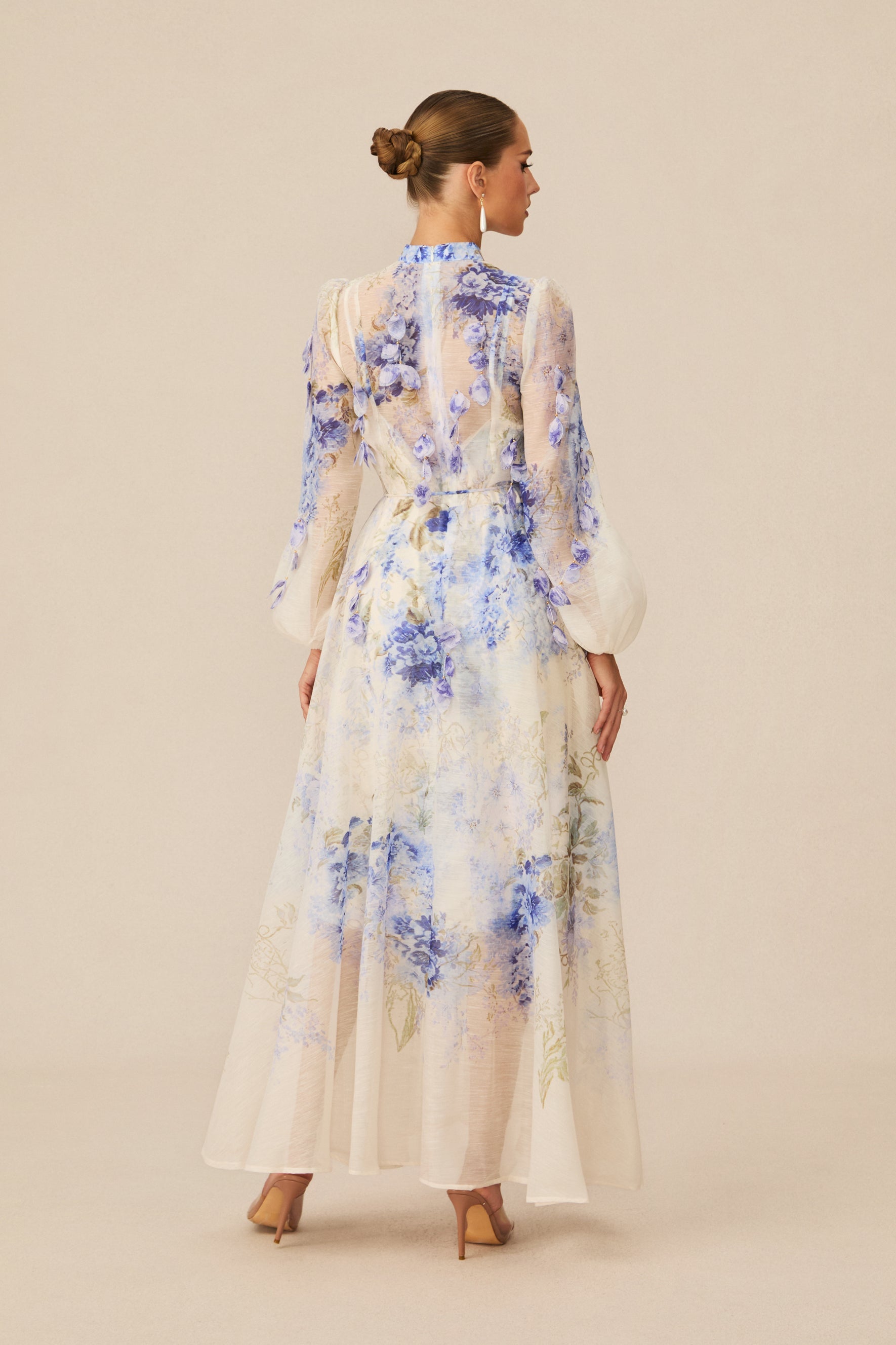 Moment of Beauty Floral Print Maxi Dress for Women - gallery
