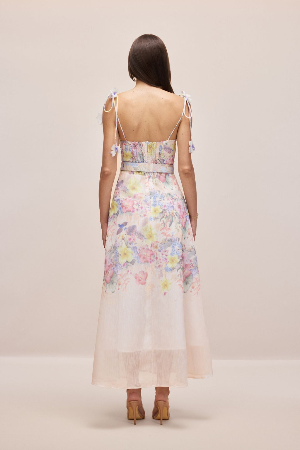 Tasha Floral Corset Maxi Dress for Women - gallery