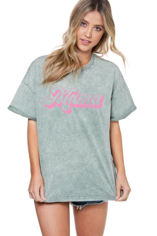 Momma T-Shirt /Green for Women - gallery