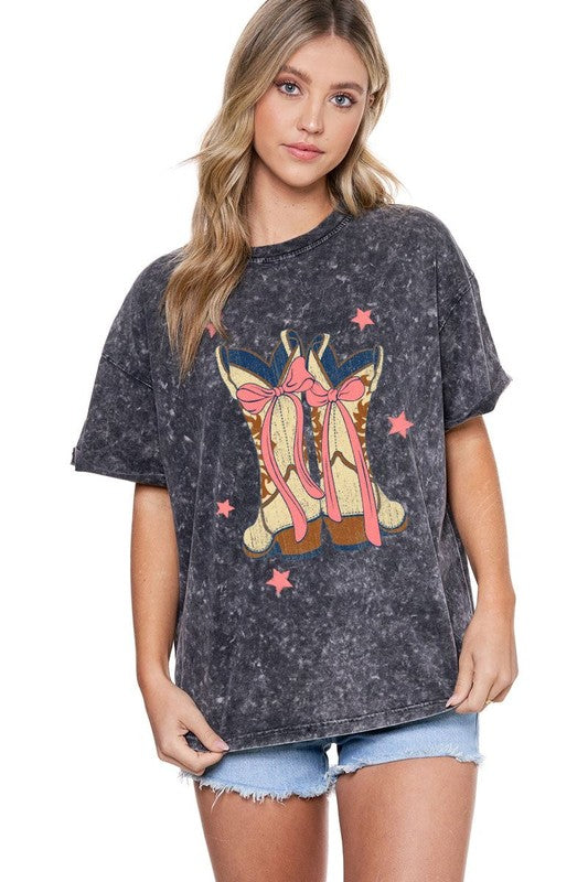 Cowboy Boots T-Shirt for Women - gallery