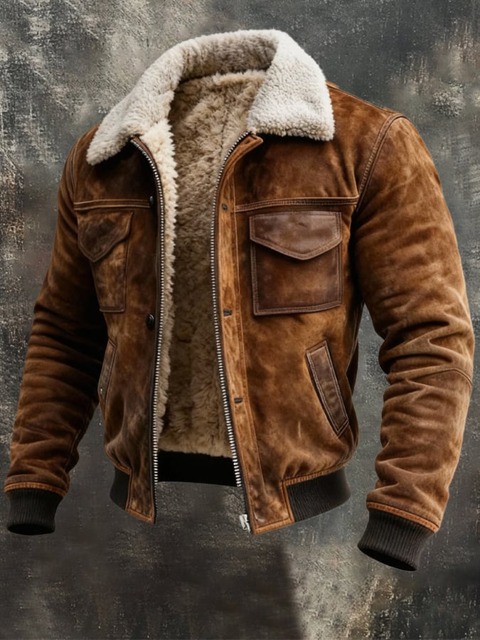 Sherpa-Lined Jacket for Men - gallery