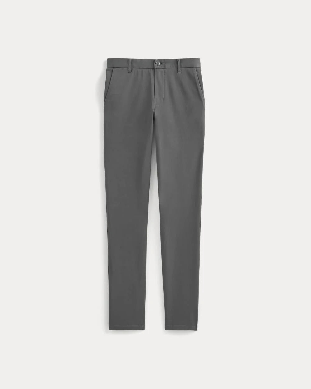 Slate Grey Slim Performance Chino Trousers for Men - gallery